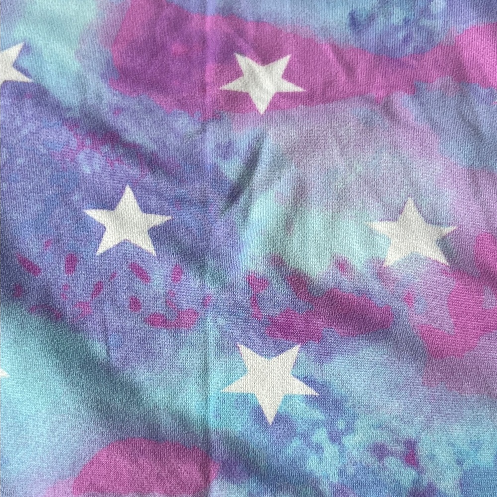 Pixie Lane Kids Starry Night Pajama Set - Blue and Pink - Picture 3 of 3